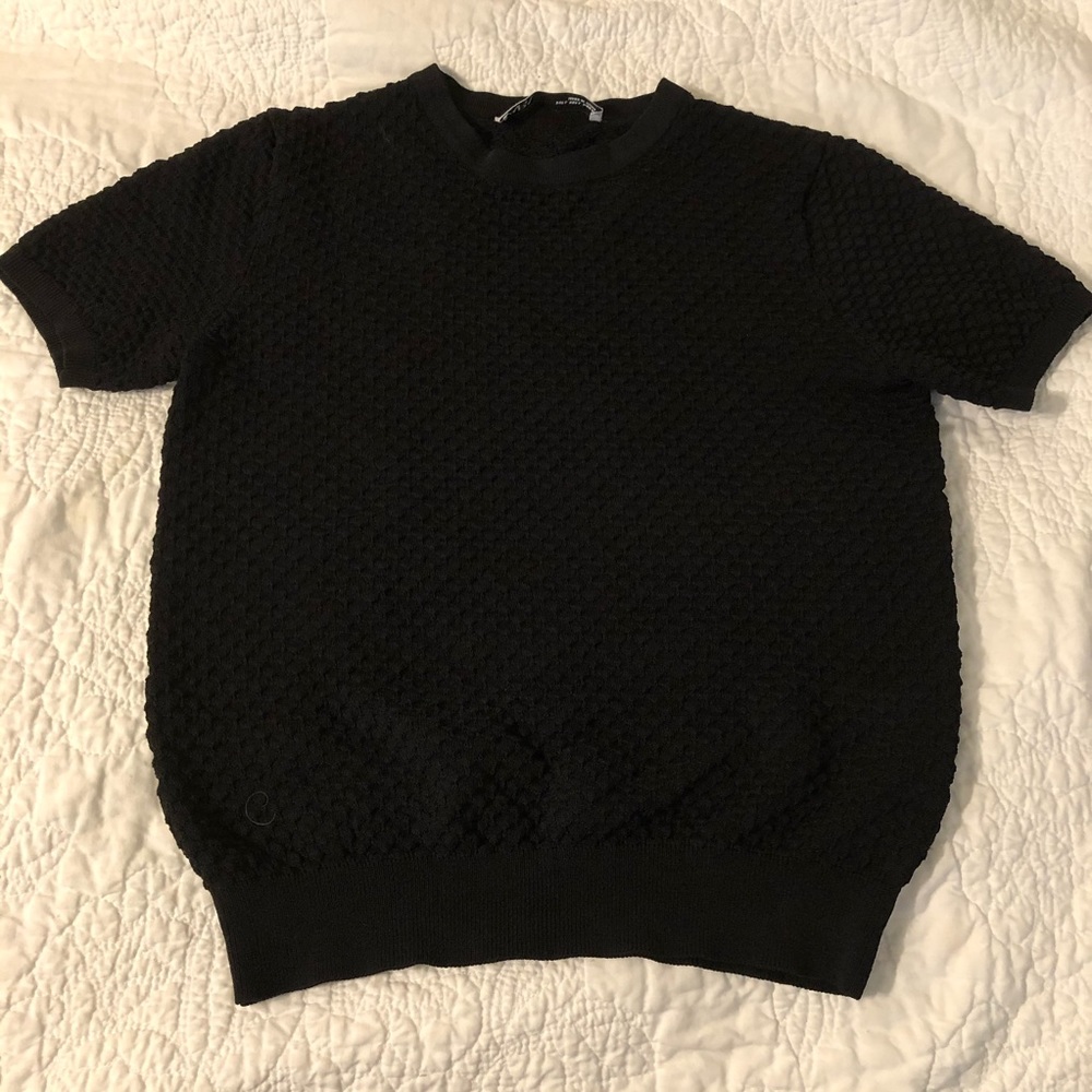 Zara short sleeve sweater